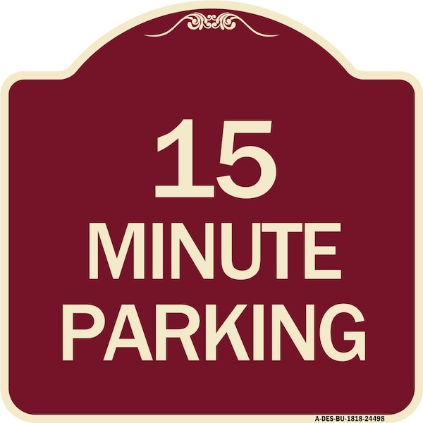 2 Hour Parking Parking for Customers Heavy-Gauge Aluminum Sign, 18" x 18", BU-1818-24498
